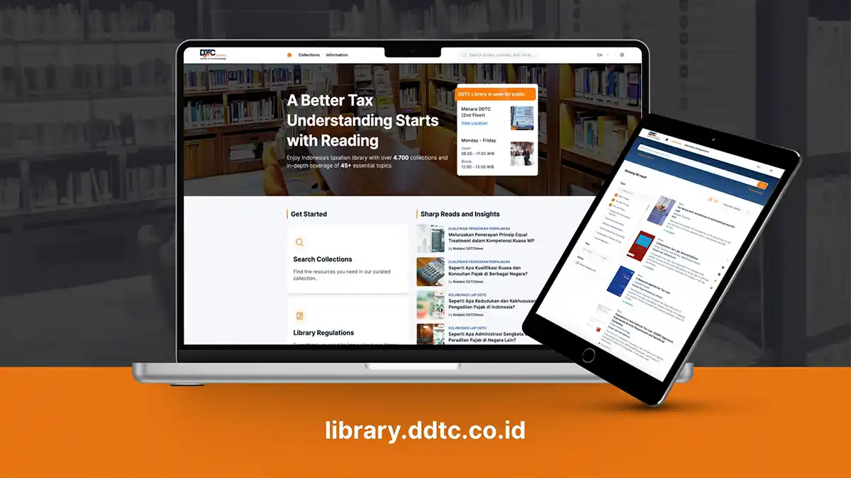 Website Baru DDTC Library, Wujud Komitmen Literasi Pajak Berkelanjutan