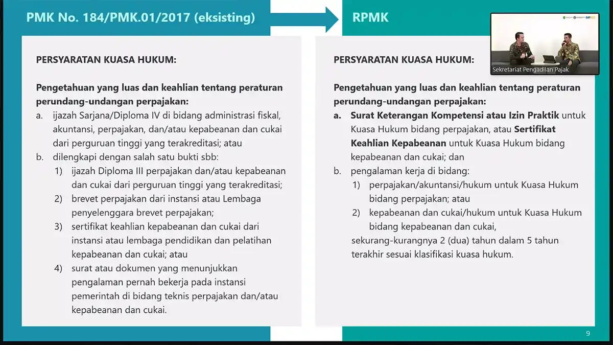 Susun RPMK Baru, Kemenkeu Bakal Perketat Syarat Kuasa Hukum Pajak
