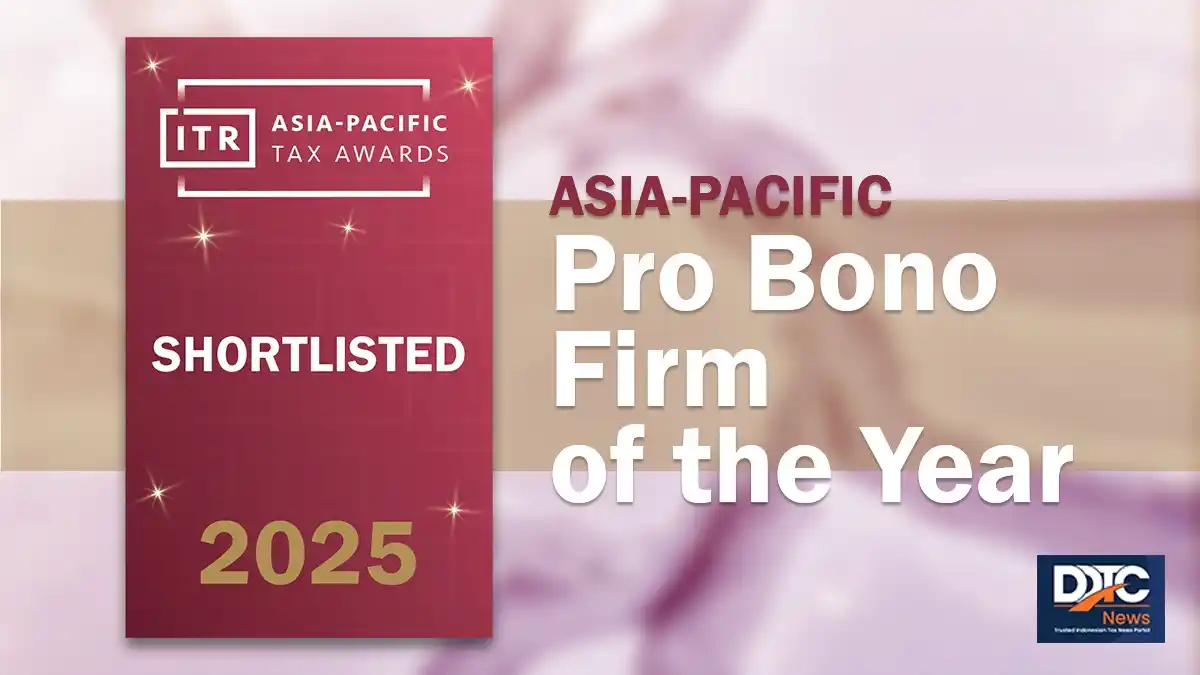 DDTC Masuk Nominasi Pro Bono Firm of the Year di ITR Tax Awards 2025