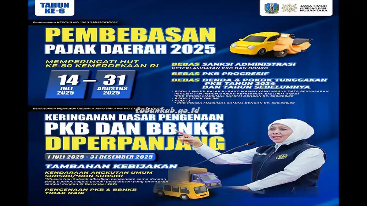 Segera Manfaatkan! Pemprov Jatim Adakan Lagi Pemutihan Pajak Kendaraan