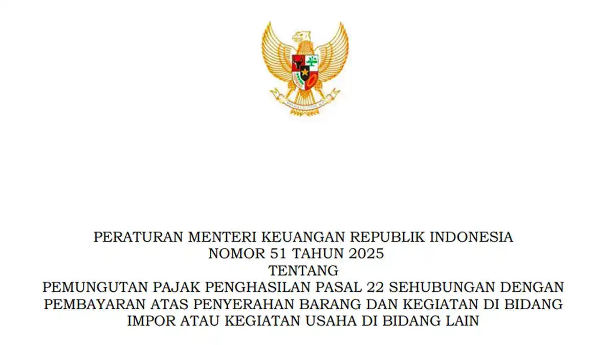 PMK Baru! Sri Mulyani Ubah Ketentuan PPh Pasal 22 Impor Emas Batangan