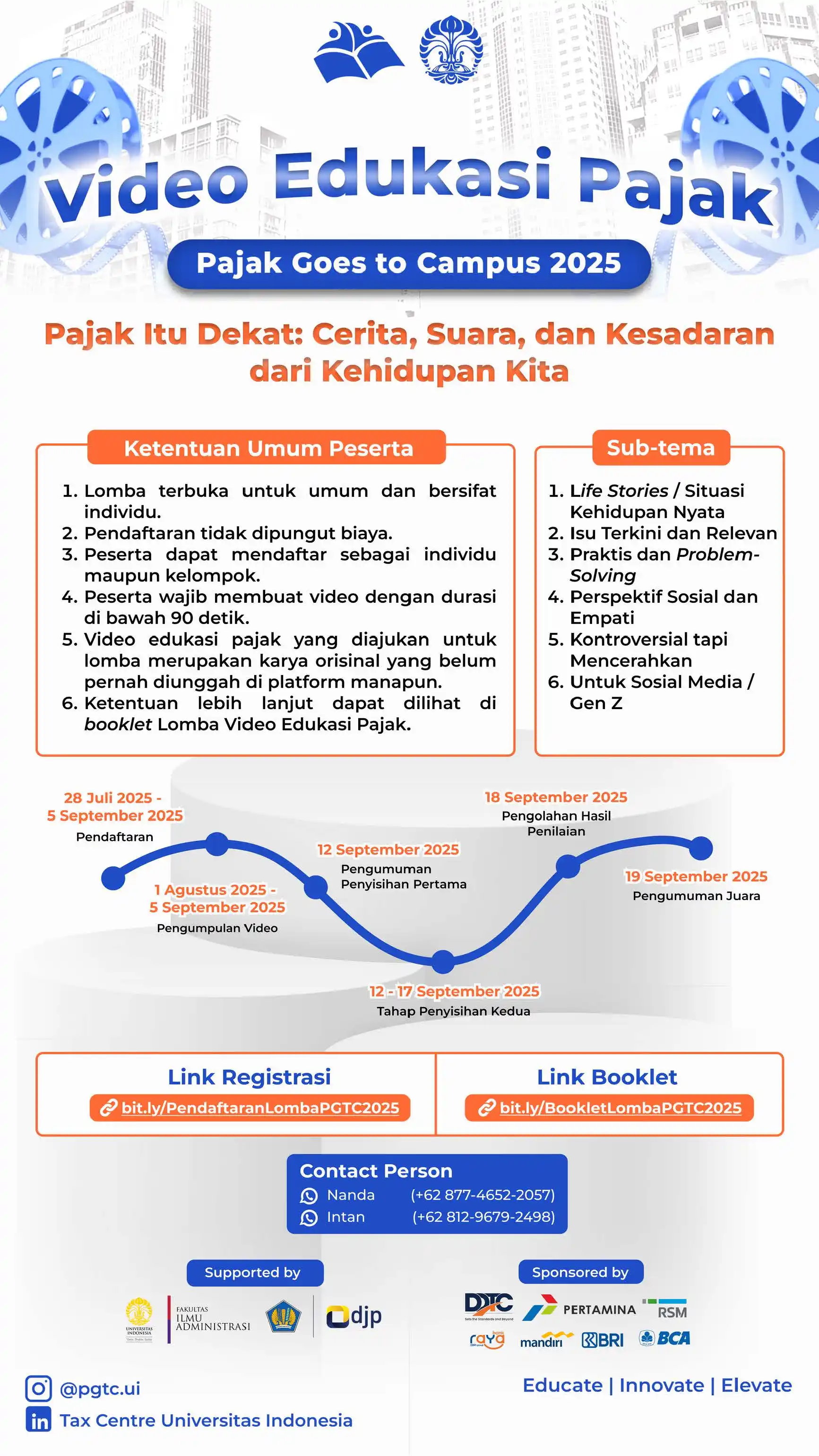 Tax Center FIA UI Gelar Lomba Video Edukasi Pajak, Tertarik?