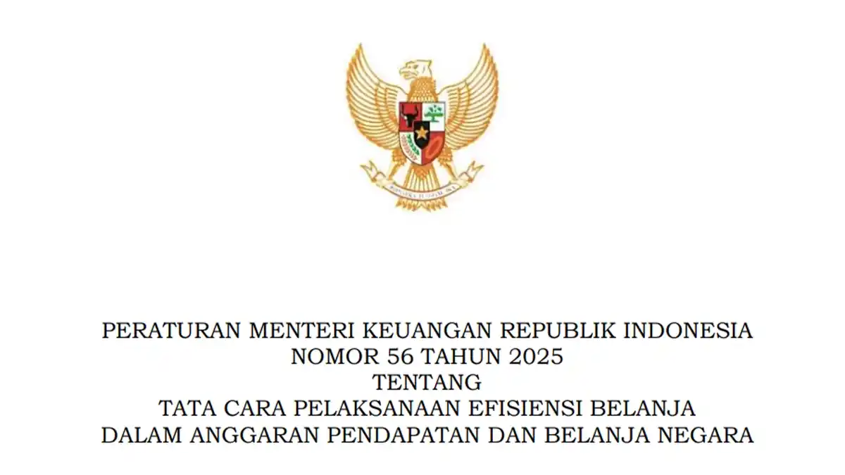 Sri Mulyani Rilis Aturan Baru Soal Tata Cara Efisiensi Belanja APBN