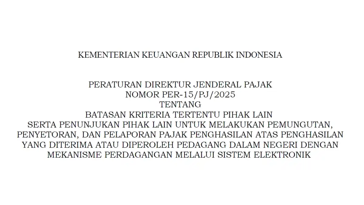DJP Tetapkan Kriteria Marketplace yang Ditunjuk Jadi Pemungut PPh 22
