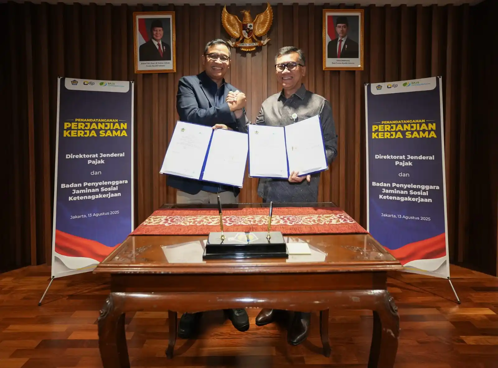 DJP Teken Kerja Sama Pertukaran Data dengan BPJS Ketenagakerjaan