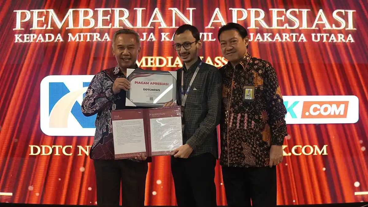 DDTCNews Kembali Terima Apresiasi dari Kanwil DJP Jakarta Utara
