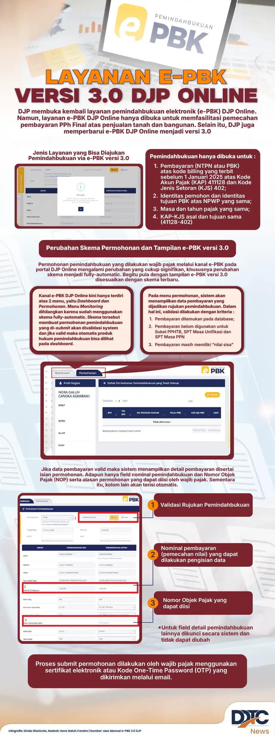 Layanan e-Pbk Versi 3.0 di DJP Online