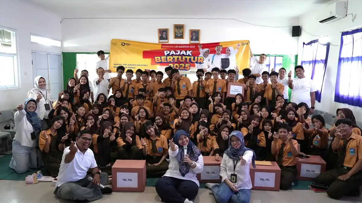 DJP Jaksel I Gelar Pajak Bertutur untuk Siswa SMK