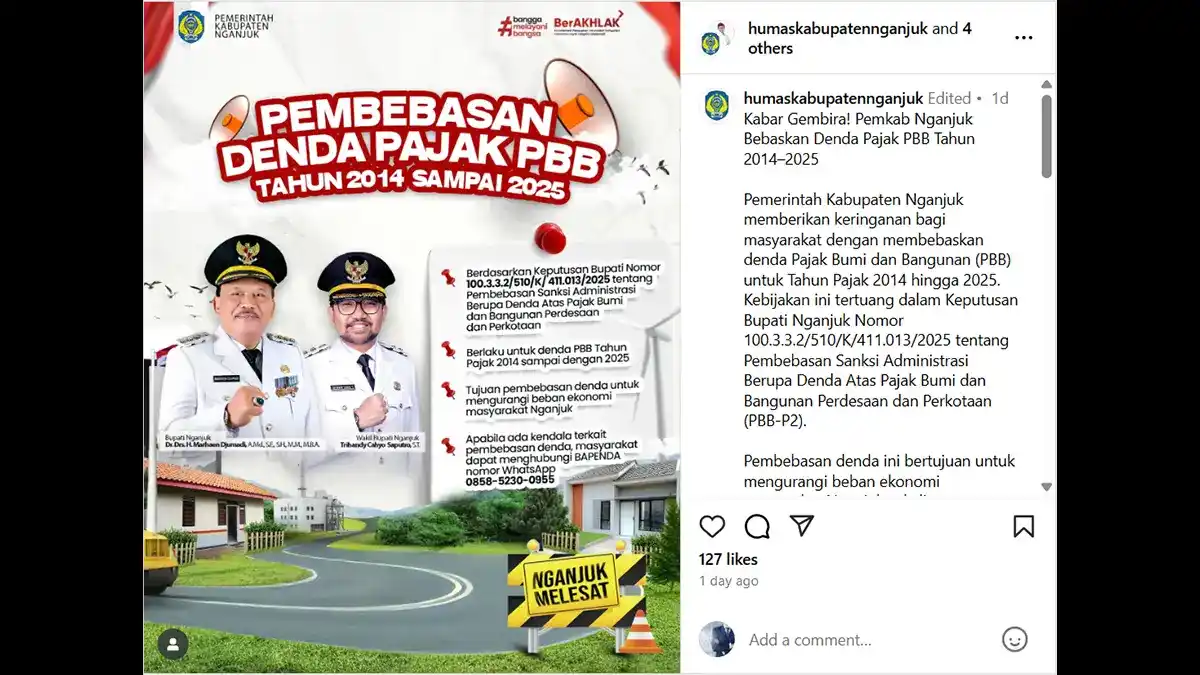 Punya Tunggakan PBB Sejak 2014? Pemda Tawarkan Pemutihan Pajak
