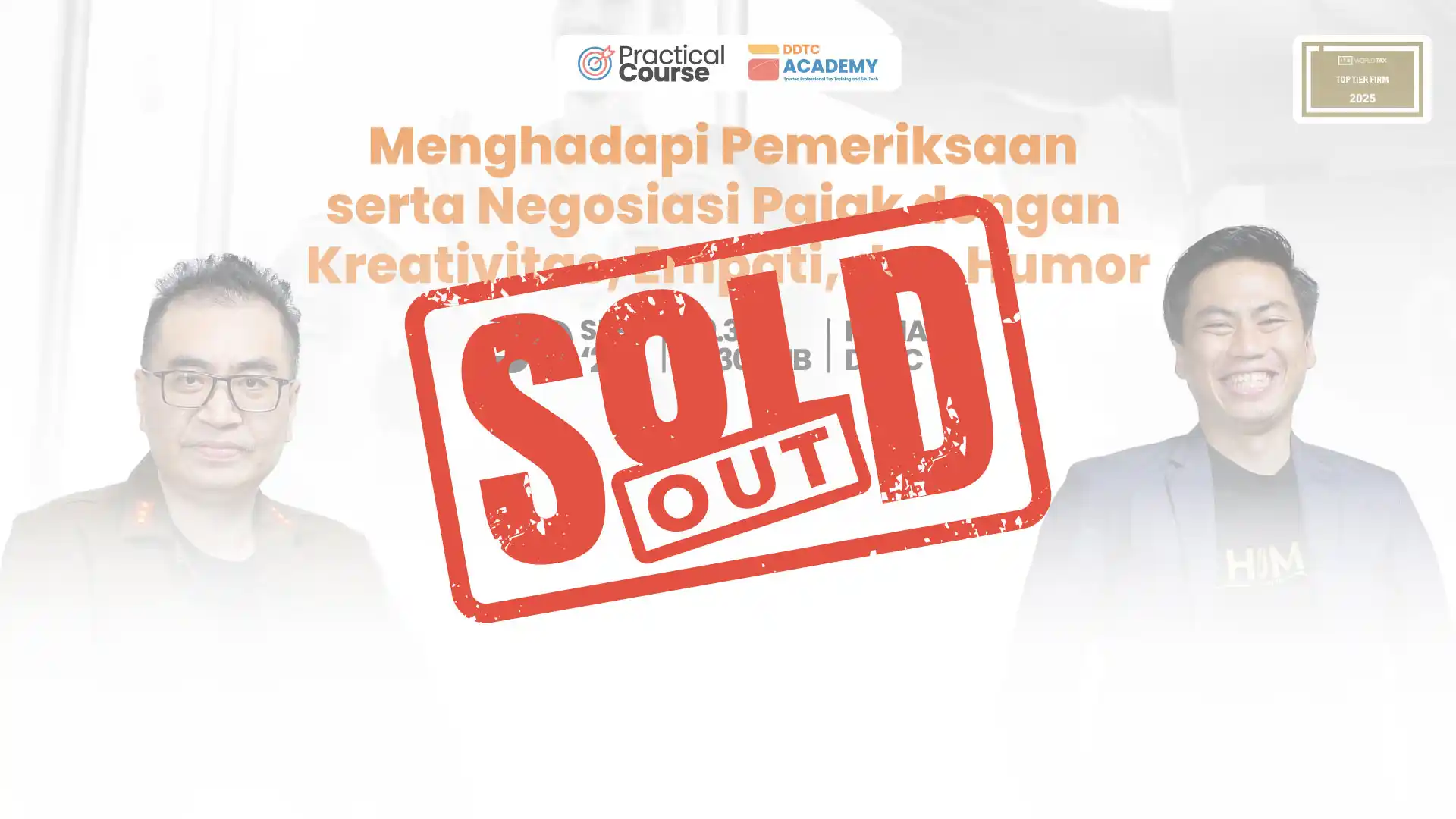 Kuota Penuh, Course Negosiasi Pajak Disambut Antusias!