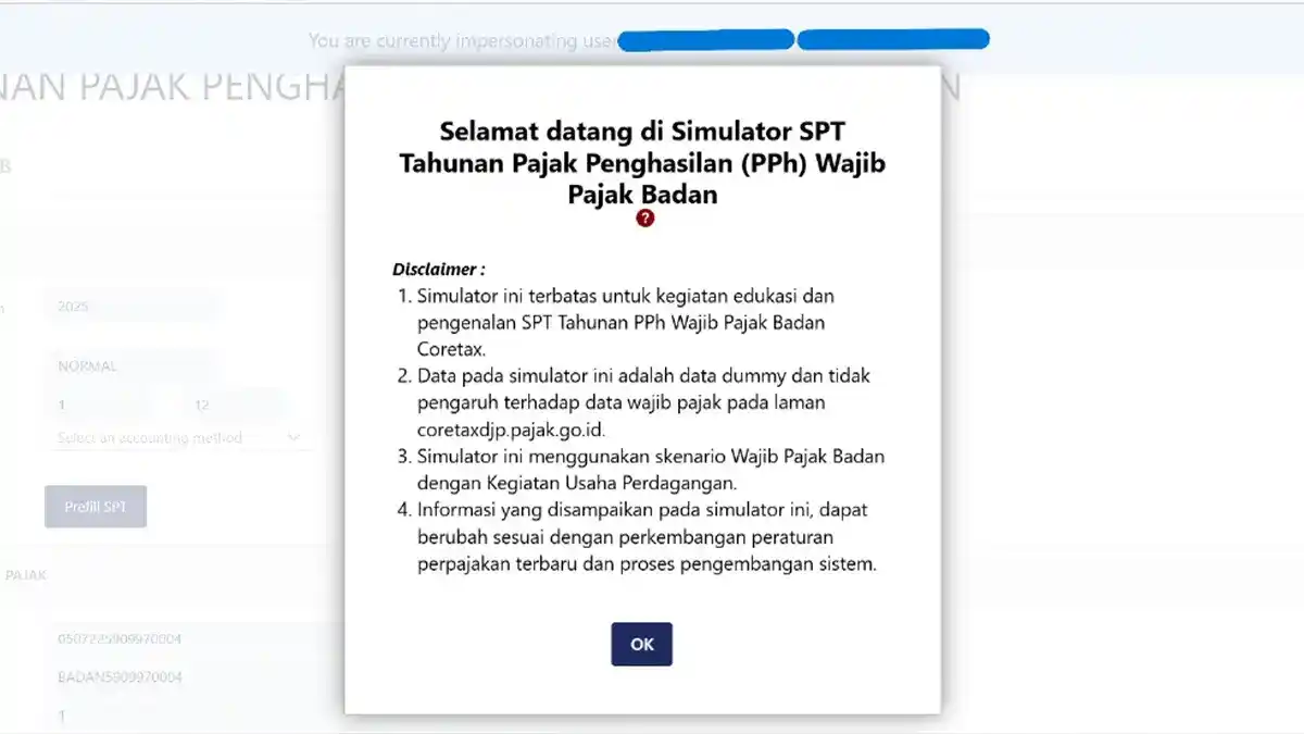 Yuk Dicoba! DJP Sediakan Simulator Pengisian SPT Tahunan Via Coretax