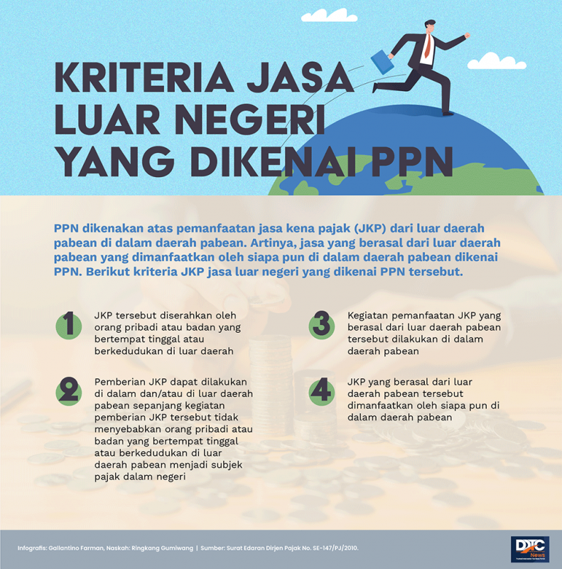 Kriteria Jasa Luar Negeri yang Dikenai PPN