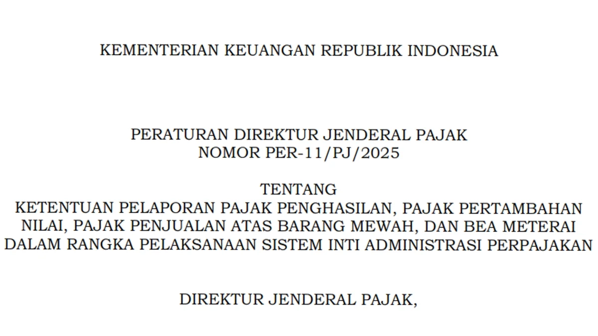 Peraturan Baru! DJP Tetapkan Format SPT, Bupot, dan Faktur Era Coretax