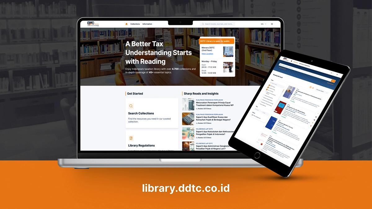 Website Baru DDTC Library, Wujud Komitmen Literasi Pajak Berkelanjutan