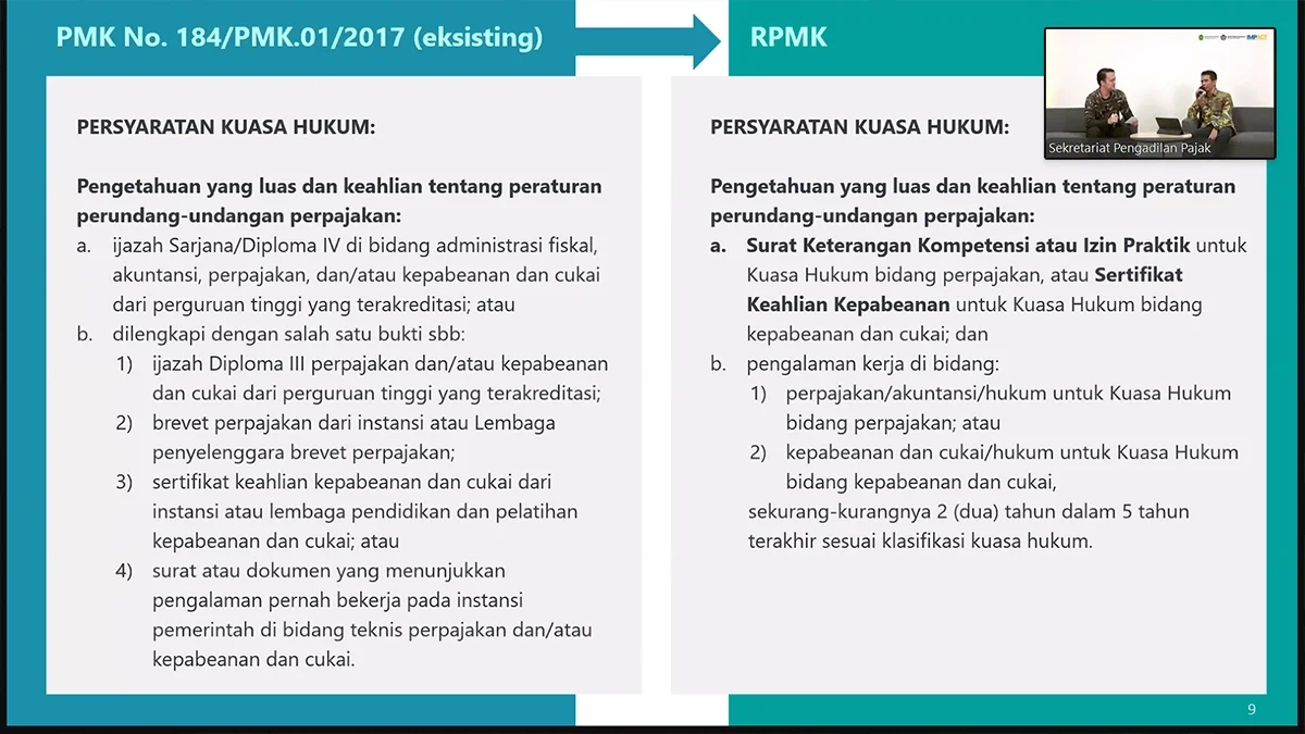 Susun RPMK Baru, Kemenkeu Bakal Perketat Syarat Kuasa Hukum Pajak