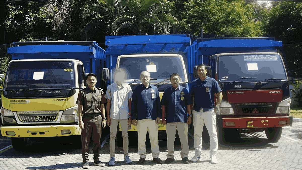 Surat Teguran dan Paksa Tak Mempan, Tiga Truk WP Disita Kantor Pajak