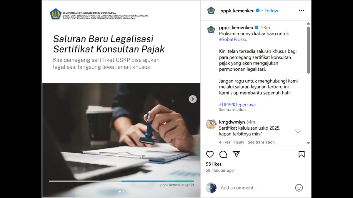 Tak Perlu Ribet! Begini Cara Baru Legalisir Sertifikat Konsultan Pajak
