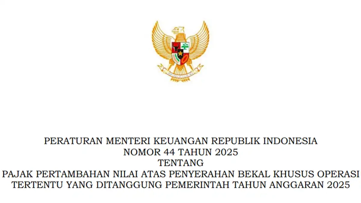 PMK Baru! PPN atas Bekal Khusus Operasi Tertentu Ditanggung Pemerintah
