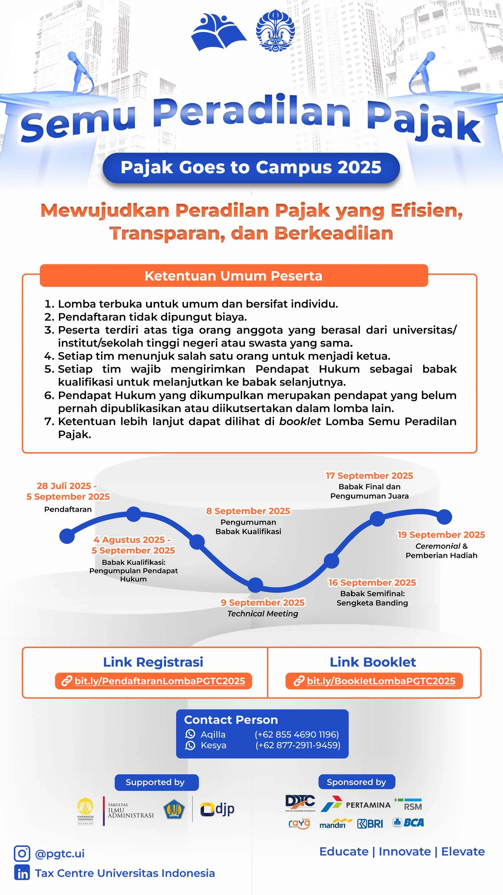 Tax Center UI Adakan Lomba Semu Peradilan Pajak, Hadiah Puluhan Juta