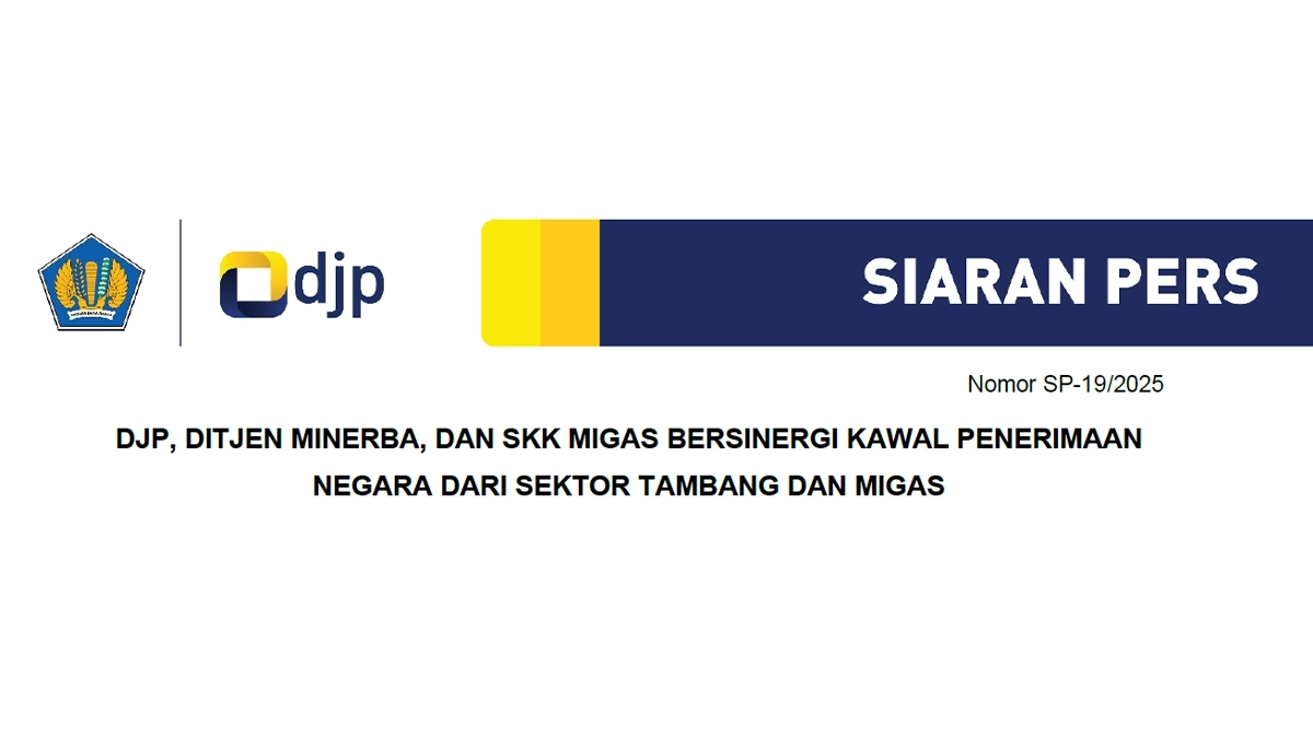 Pertukarkan Data Tambang Migas dan Minerba, Ini Keterangan Resmi DJP