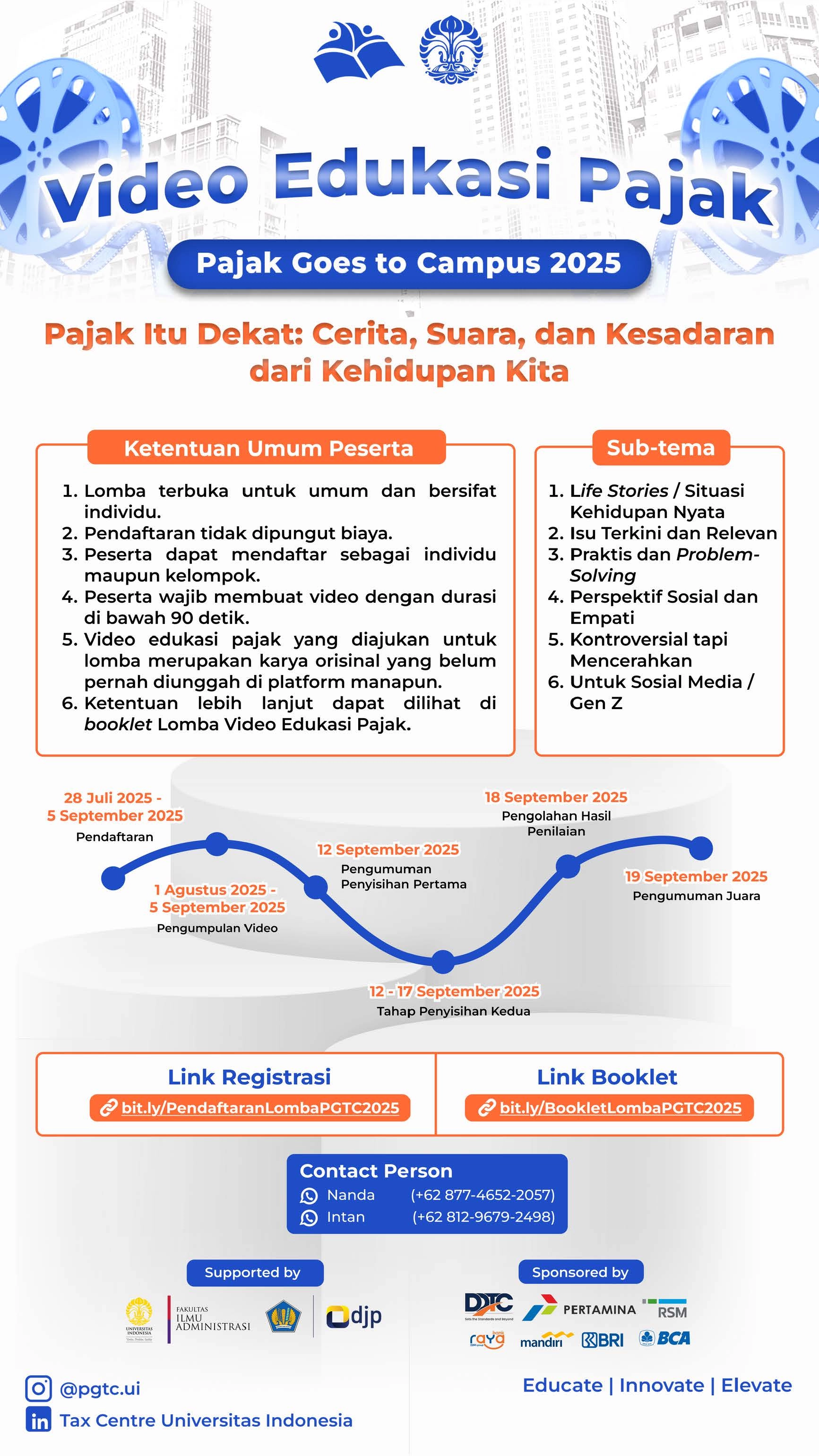 Tax Center FIA UI Gelar Lomba Video Edukasi Pajak, Tertarik?