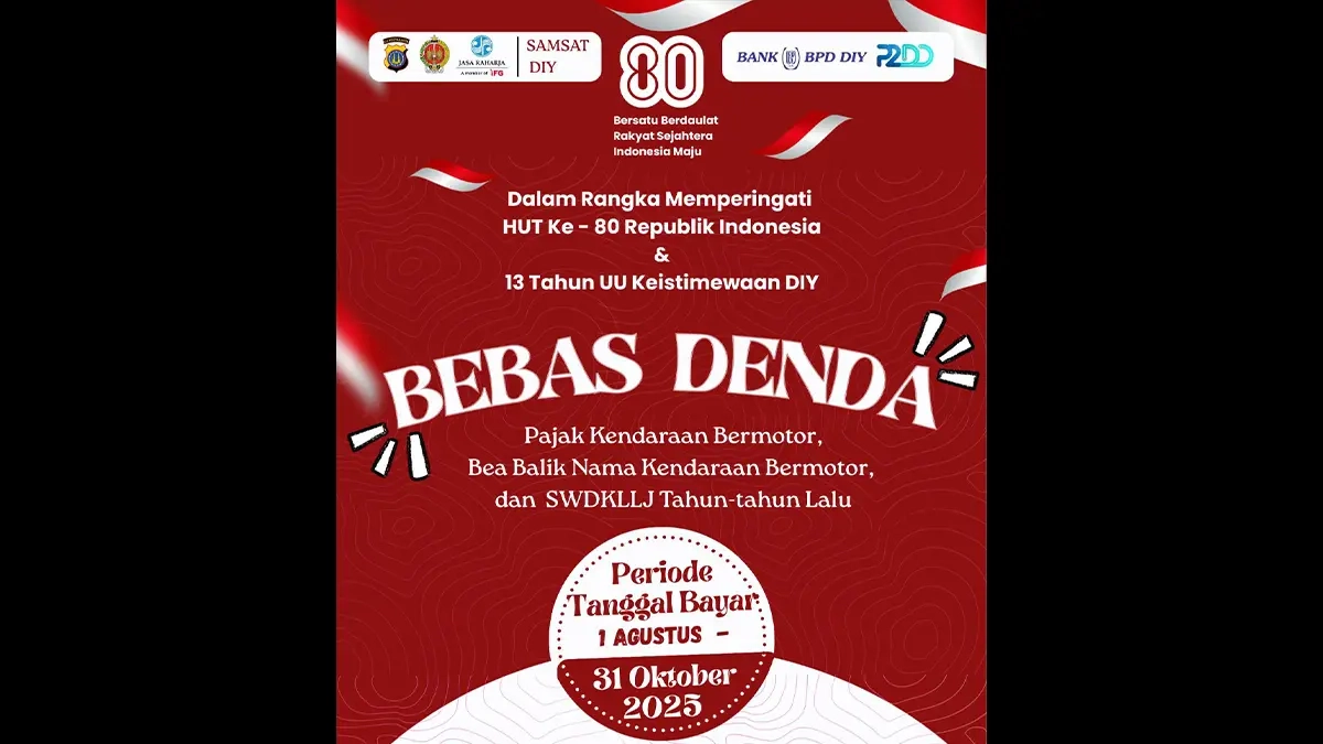 Pemprov Adakan Program Hapus Sanksi Pajak Kendaraan, Simak Jadwalnya