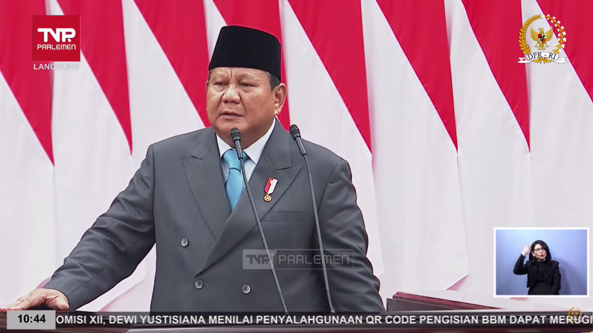 Prabowo Klaim Efisiensi Anggaran adalah Amanah UUD 1945