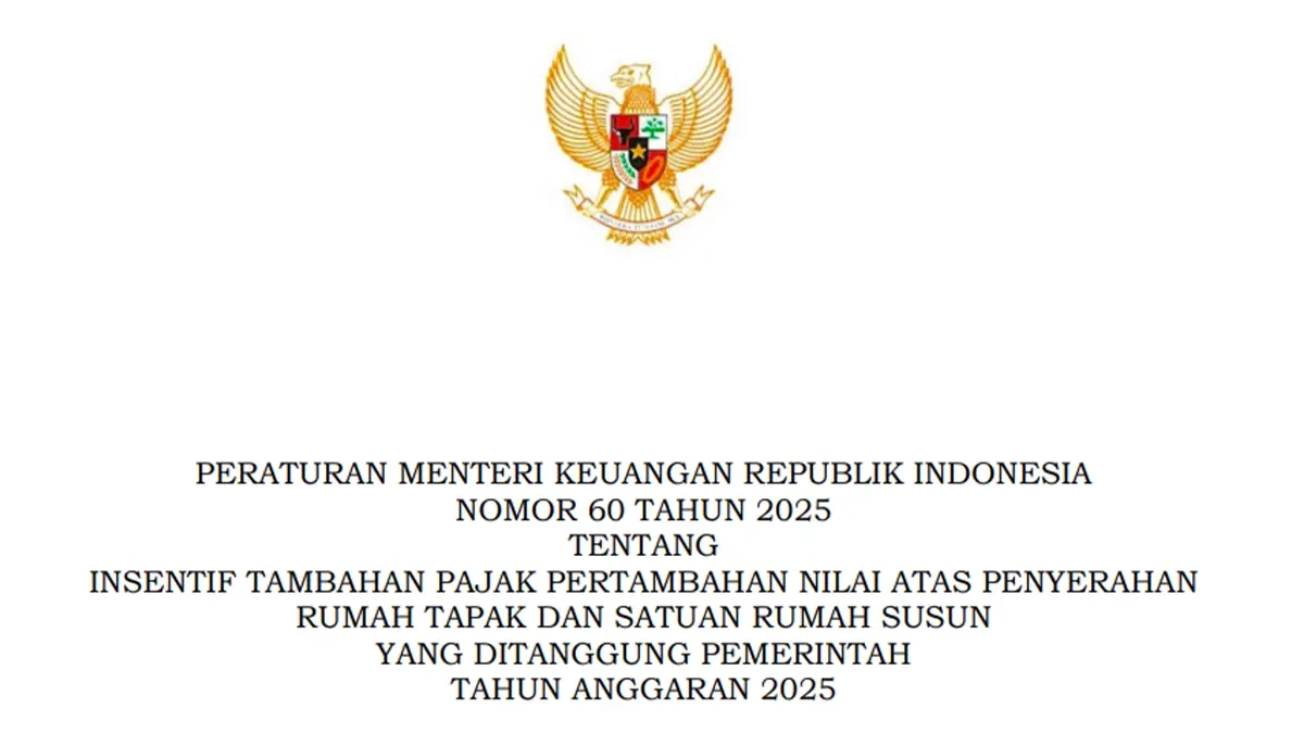 Kemenkeu Perpanjang PPN Rumah DTP sebesar 100% hingga Desember 2025