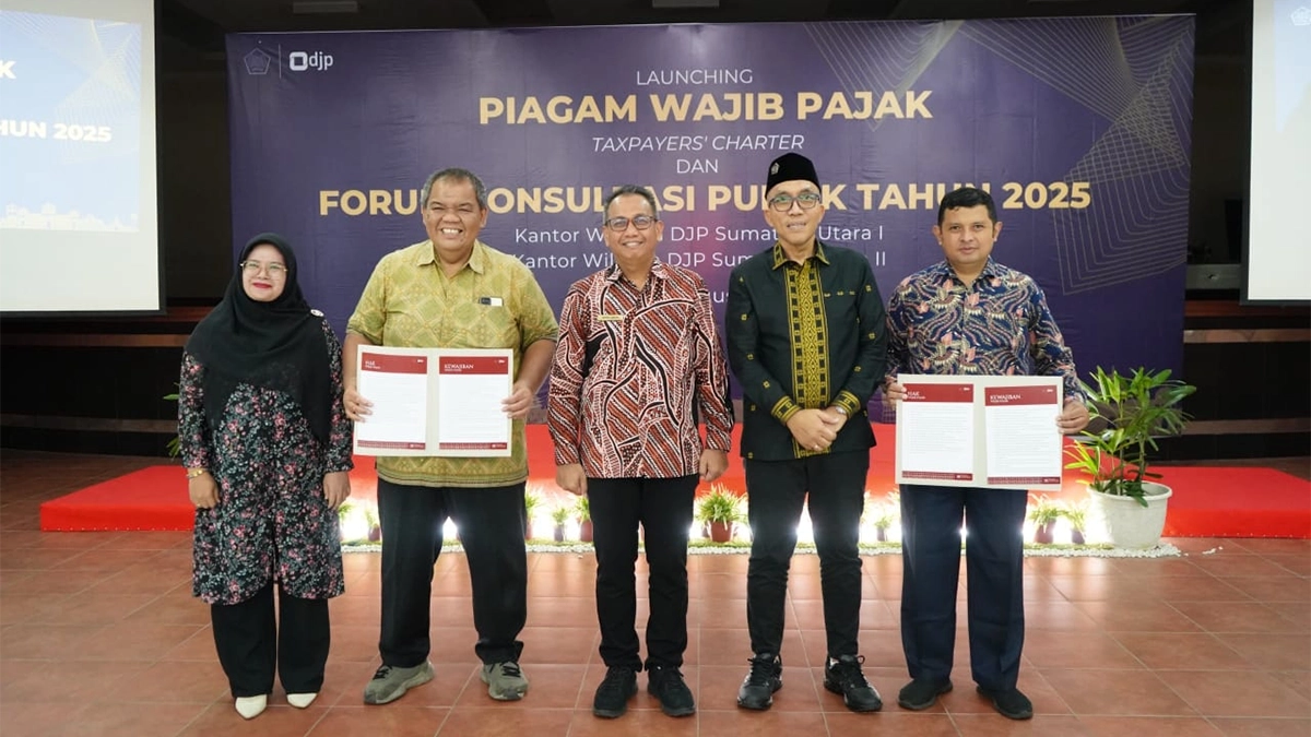 DJP Sumut Luncurkan Taxpayers Charter, PERTAPSI Beri Komitmen Dukungan