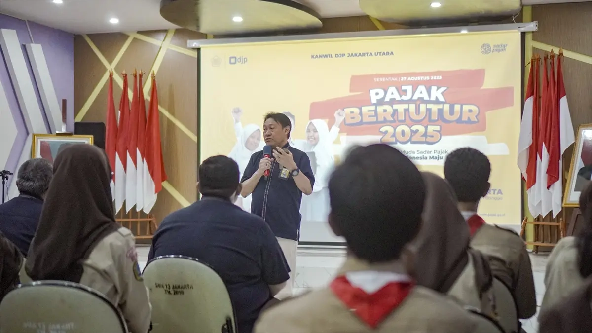 DJP Jakarta Utara Gelar Pajak Bertutur, Libatkan Siswa SMA
