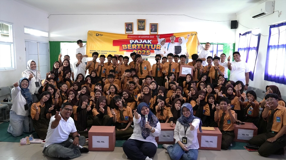 DJP Jaksel I Gelar Pajak Bertutur untuk Siswa SMK