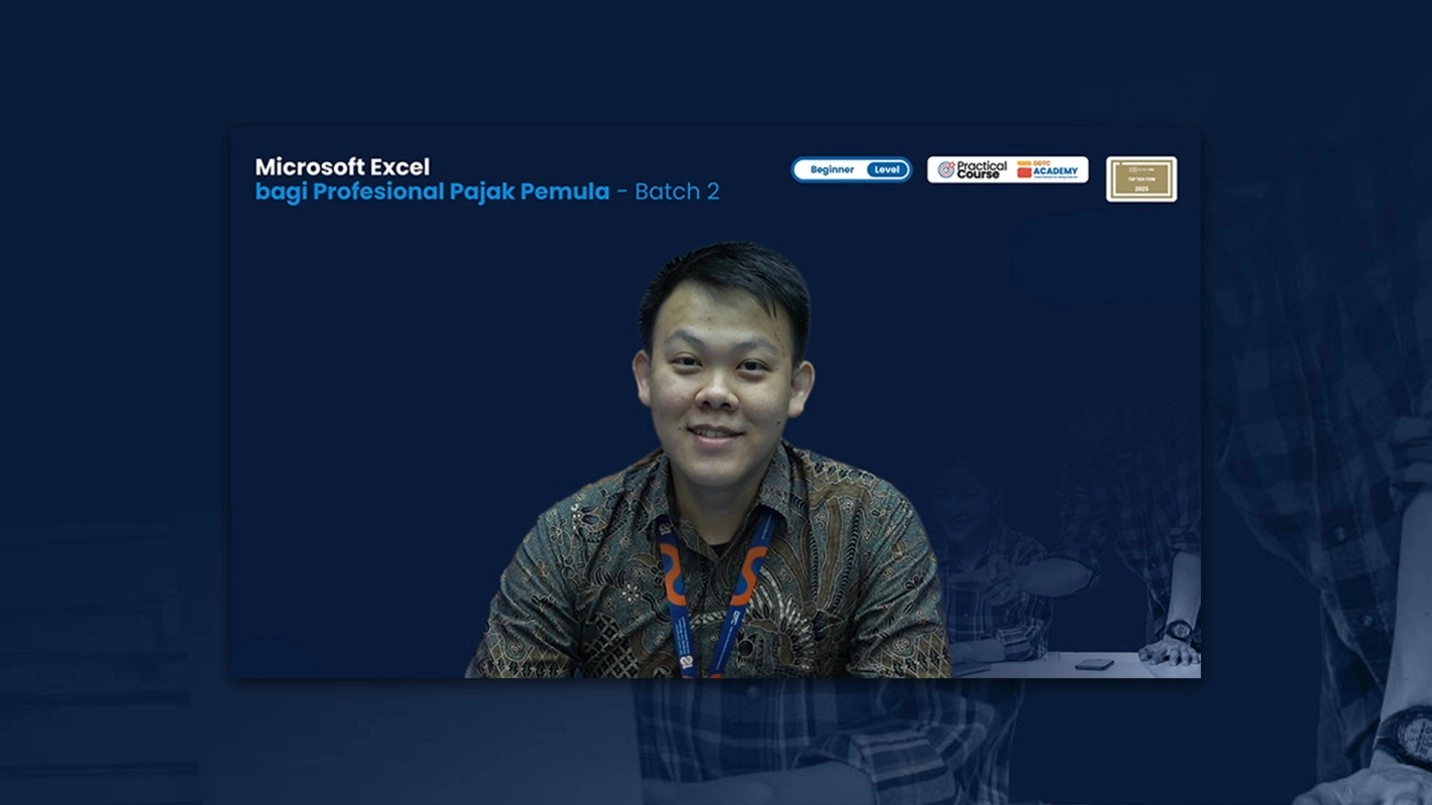 Course Excel bagi Profesional Pajak Pemula Batch 2 Telah Digelar
