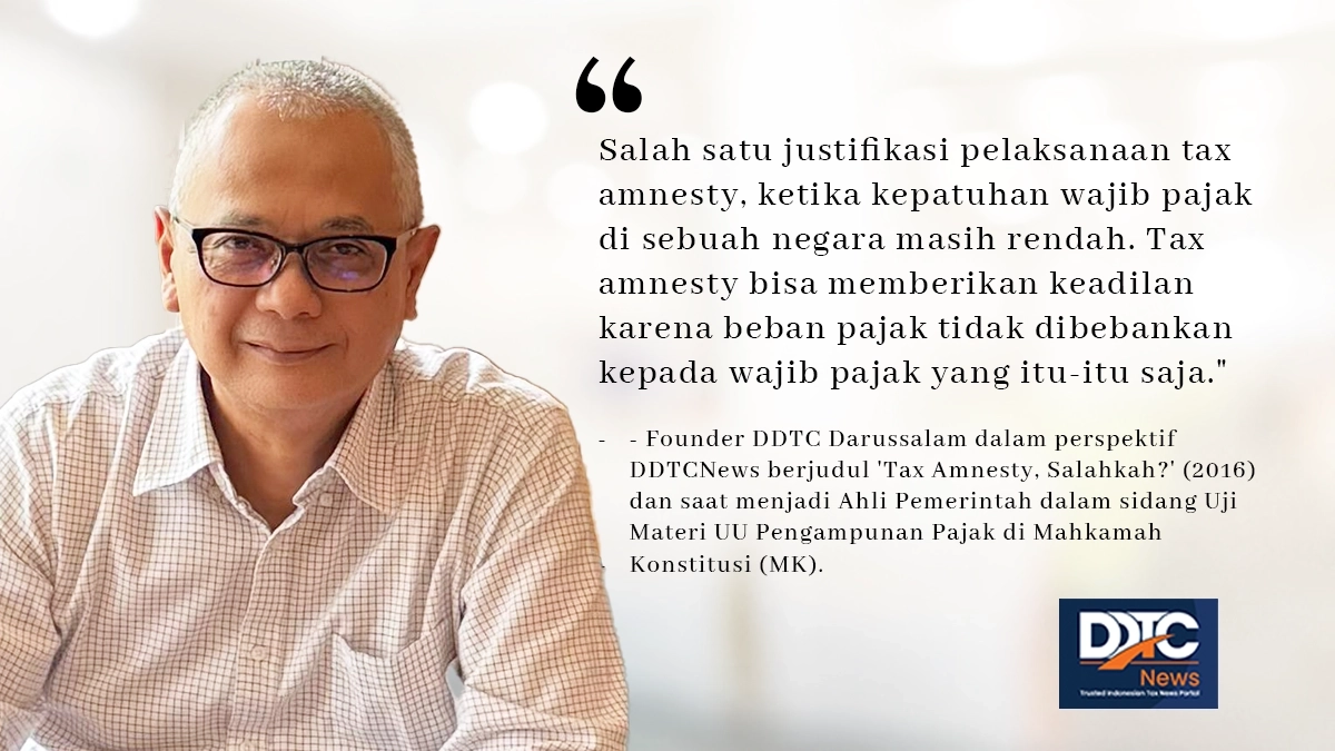 ‘Justifikasi Pelaksanaan Tax Amnesty: Ketika Kepatuhan Masih Rendah’