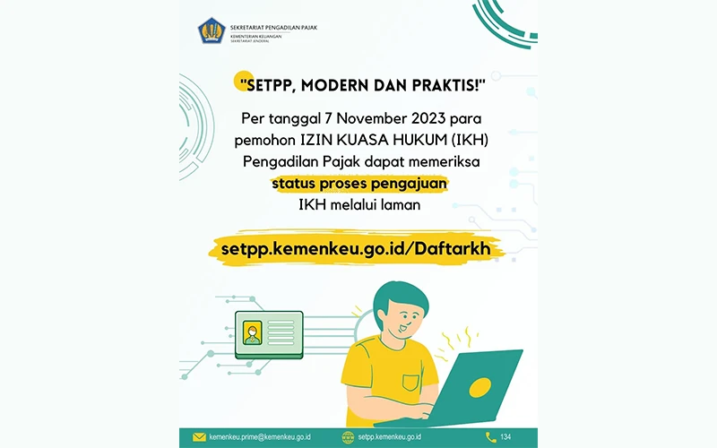 Cek Status Pengajuan Izin Kuasa Hukum Pengadilan Pajak? Bisa di Sini