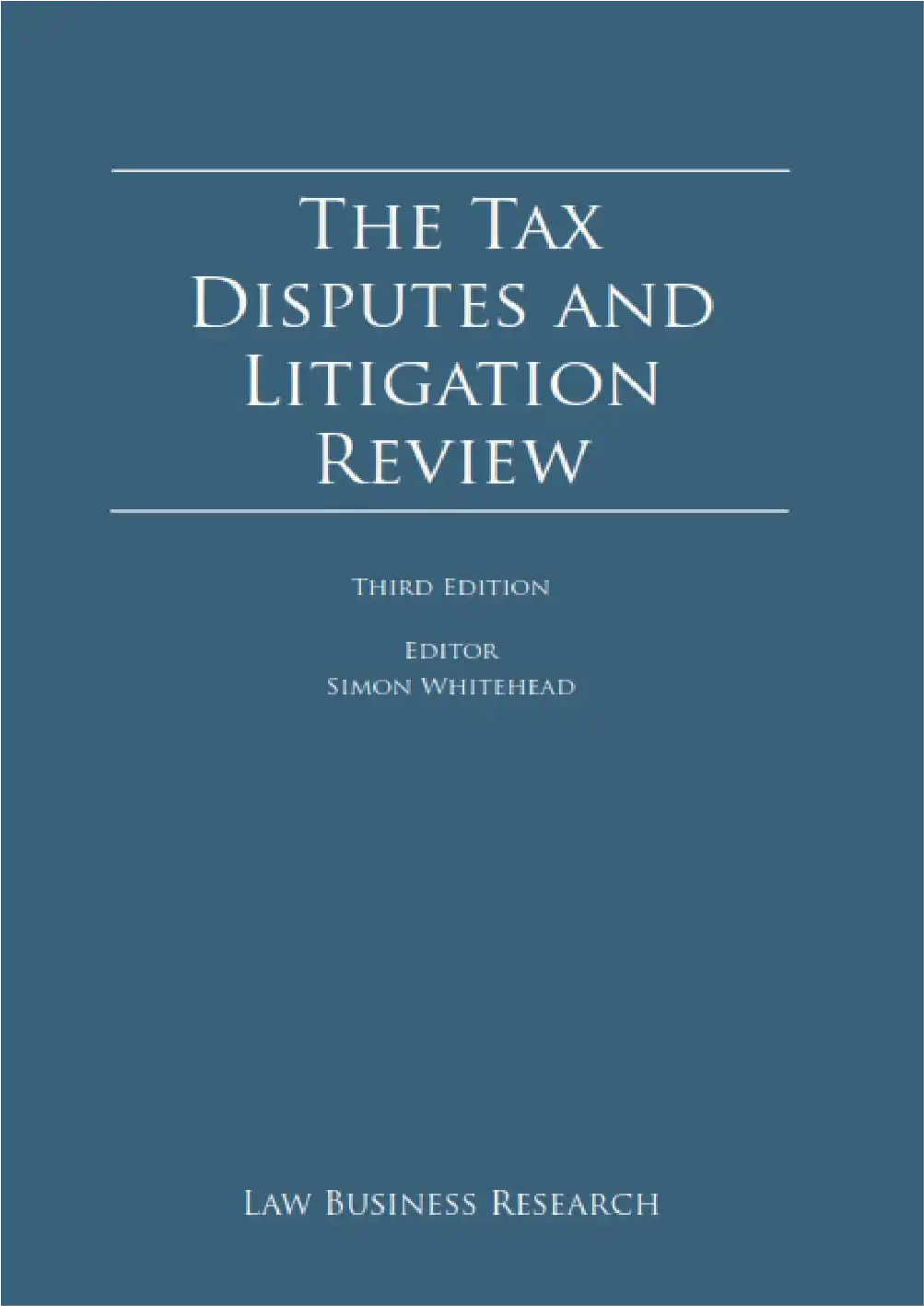 Cover The Tax Disputes and Litigation Review